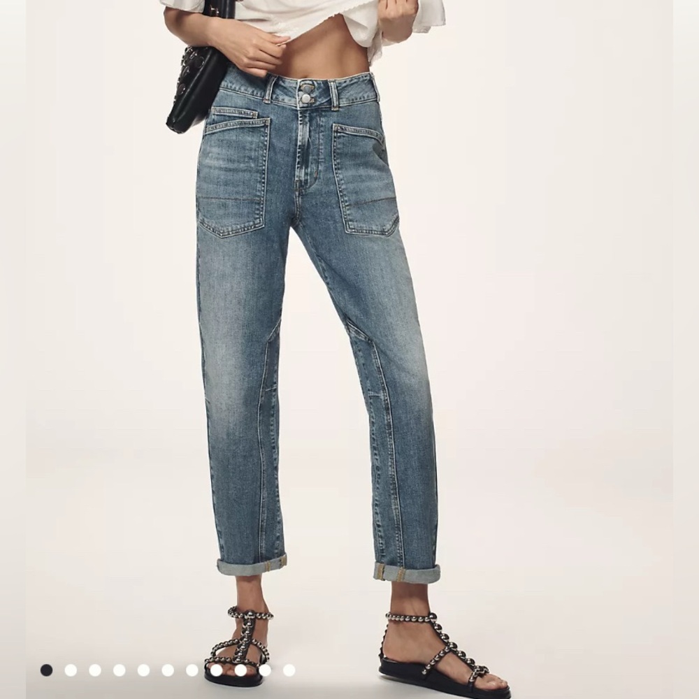 Anthropologie The Wanderer Mid-Rise Relaxed Jeans by Pilcro // Size 29
